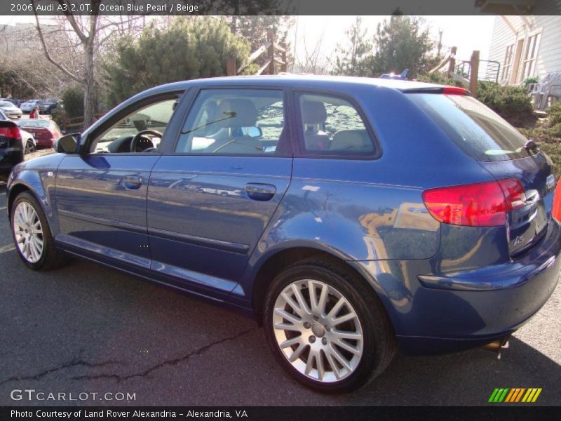 Ocean Blue Pearl / Beige 2006 Audi A3 2.0T