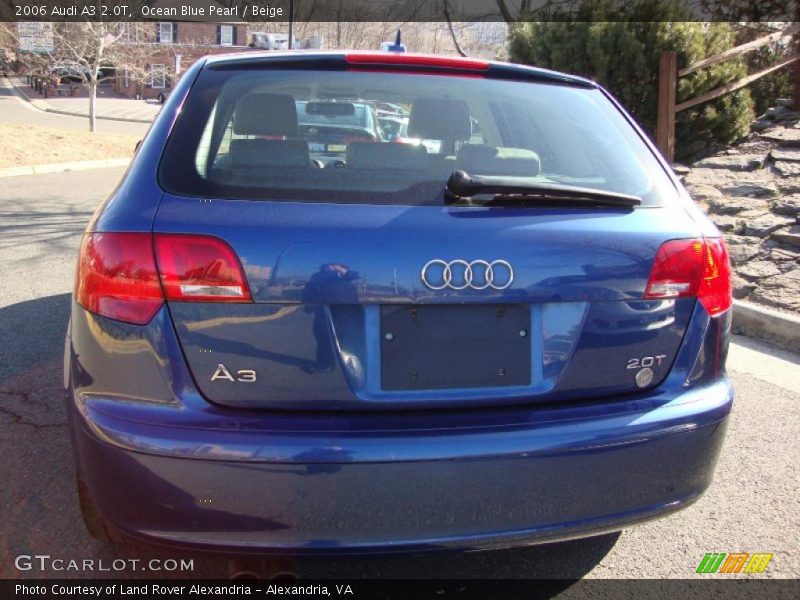 Ocean Blue Pearl / Beige 2006 Audi A3 2.0T