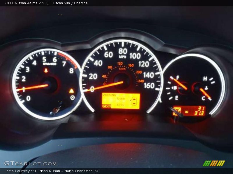Tuscan Sun / Charcoal 2011 Nissan Altima 2.5 S