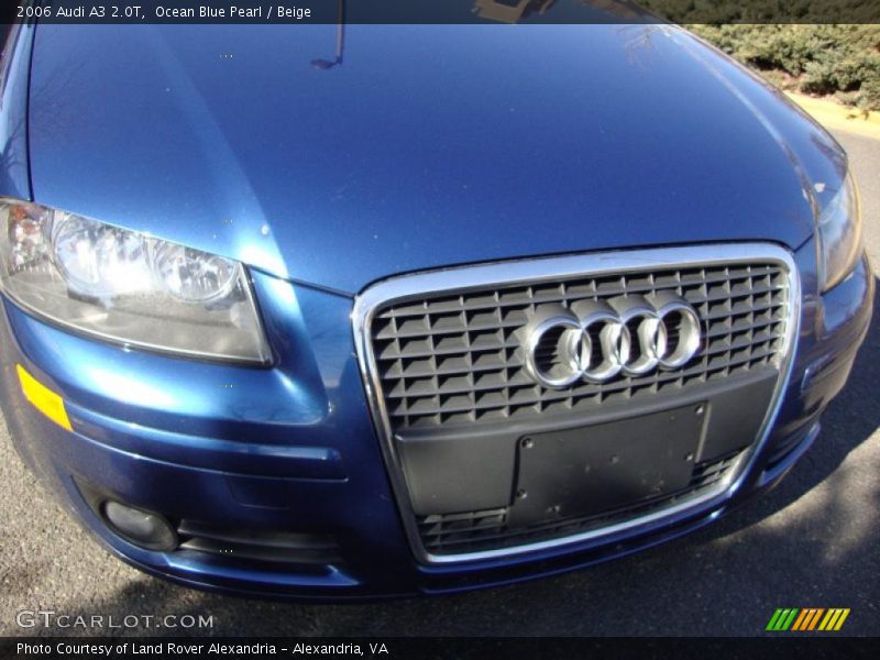 Ocean Blue Pearl / Beige 2006 Audi A3 2.0T