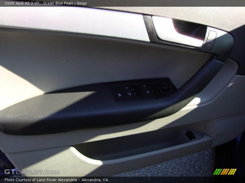 Ocean Blue Pearl / Beige 2006 Audi A3 2.0T