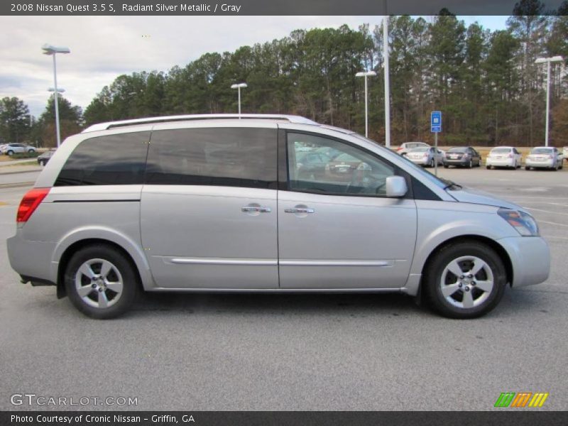 Radiant Silver Metallic / Gray 2008 Nissan Quest 3.5 S