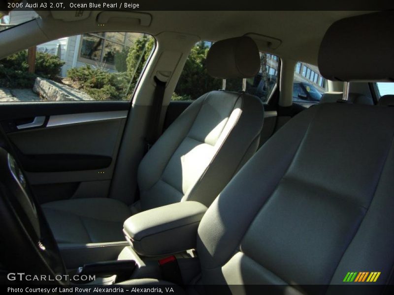 Ocean Blue Pearl / Beige 2006 Audi A3 2.0T