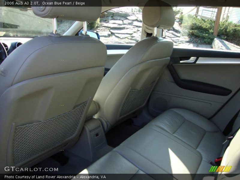 Ocean Blue Pearl / Beige 2006 Audi A3 2.0T