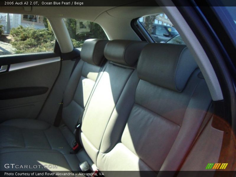 Ocean Blue Pearl / Beige 2006 Audi A3 2.0T