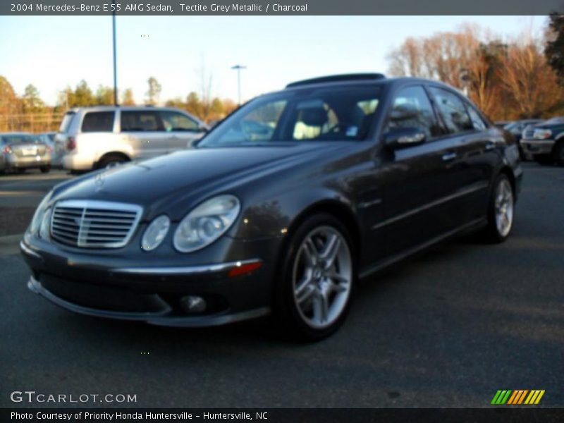 Tectite Grey Metallic / Charcoal 2004 Mercedes-Benz E 55 AMG Sedan