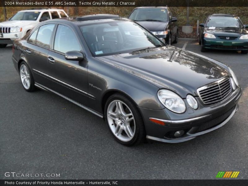 Tectite Grey Metallic / Charcoal 2004 Mercedes-Benz E 55 AMG Sedan