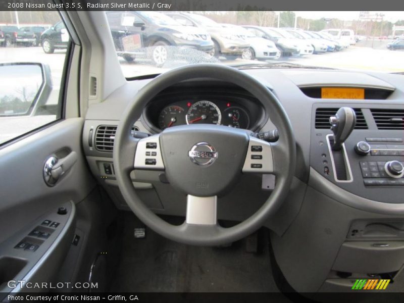 Radiant Silver Metallic / Gray 2008 Nissan Quest 3.5 S