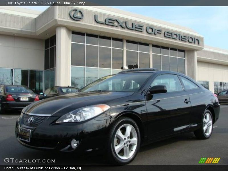 Black / Ivory 2006 Toyota Solara SLE V6 Coupe