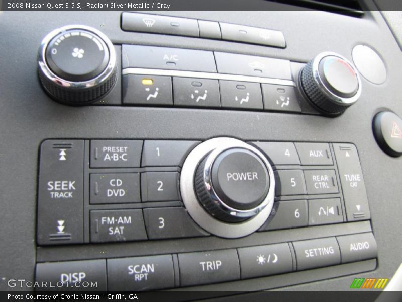 Radiant Silver Metallic / Gray 2008 Nissan Quest 3.5 S