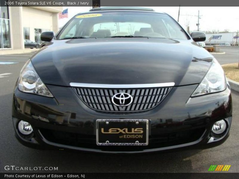 Black / Ivory 2006 Toyota Solara SLE V6 Coupe