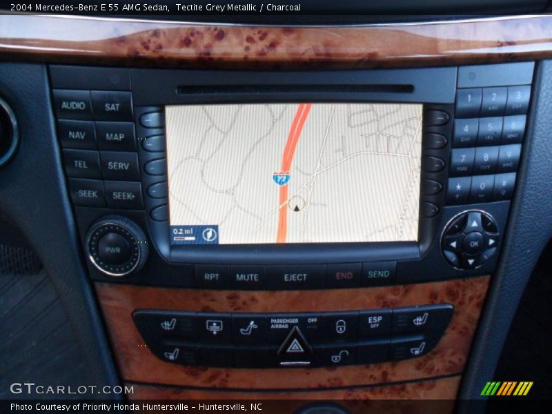 Navigation of 2004 E 55 AMG Sedan