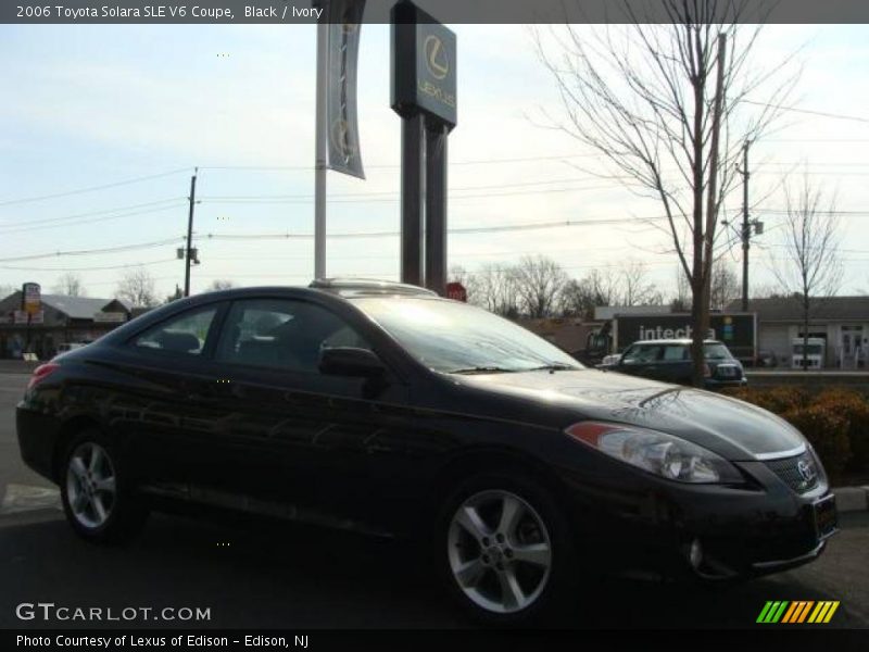 Black / Ivory 2006 Toyota Solara SLE V6 Coupe