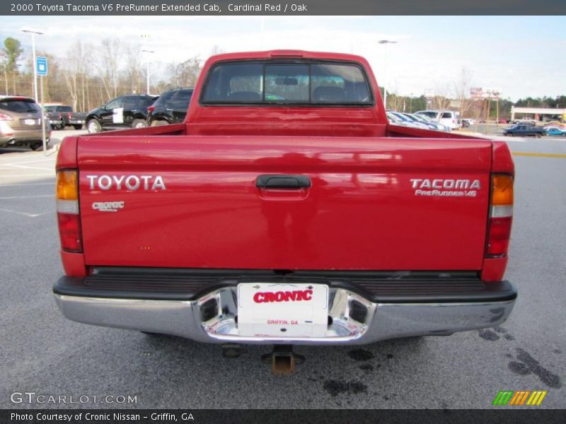 Cardinal Red / Oak 2000 Toyota Tacoma V6 PreRunner Extended Cab