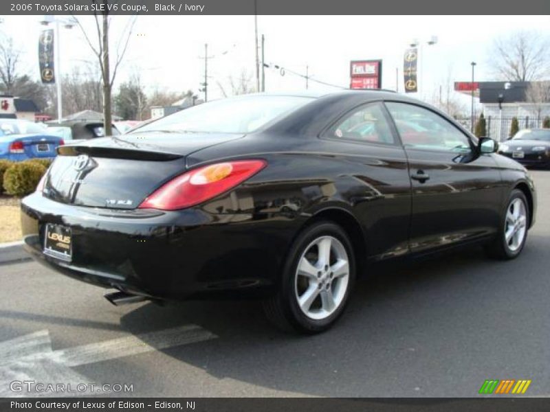 Black / Ivory 2006 Toyota Solara SLE V6 Coupe