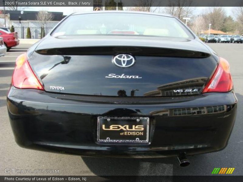 Black / Ivory 2006 Toyota Solara SLE V6 Coupe