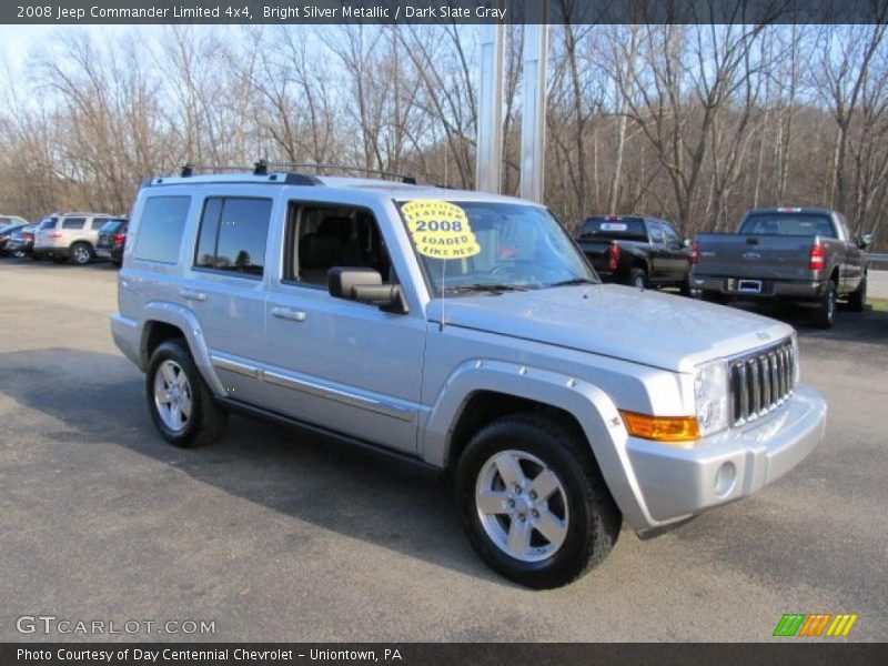 Bright Silver Metallic / Dark Slate Gray 2008 Jeep Commander Limited 4x4