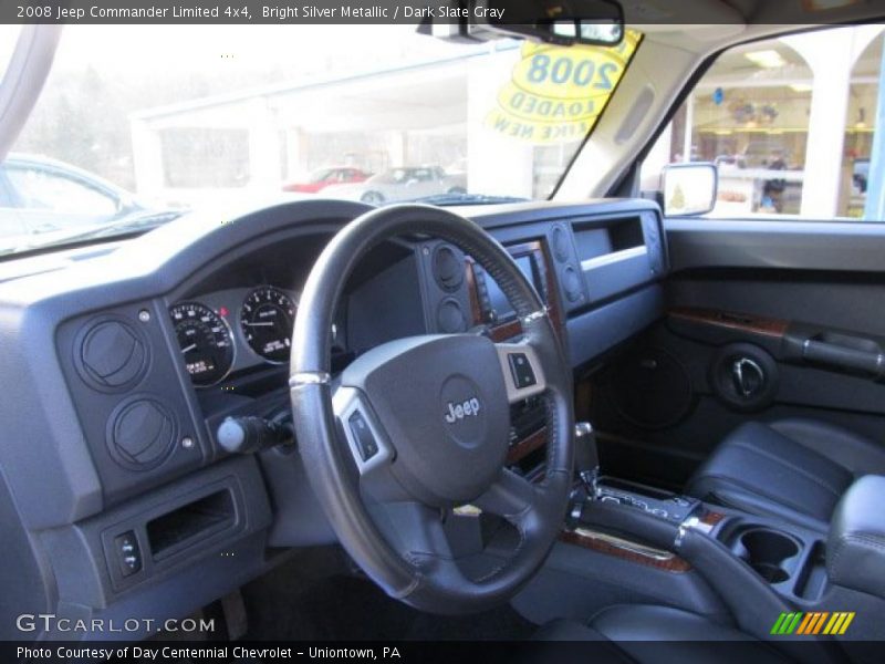 Bright Silver Metallic / Dark Slate Gray 2008 Jeep Commander Limited 4x4