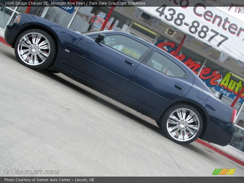 Midnight Blue Pearl / Dark Slate Gray/Light Graystone 2006 Dodge Charger SE