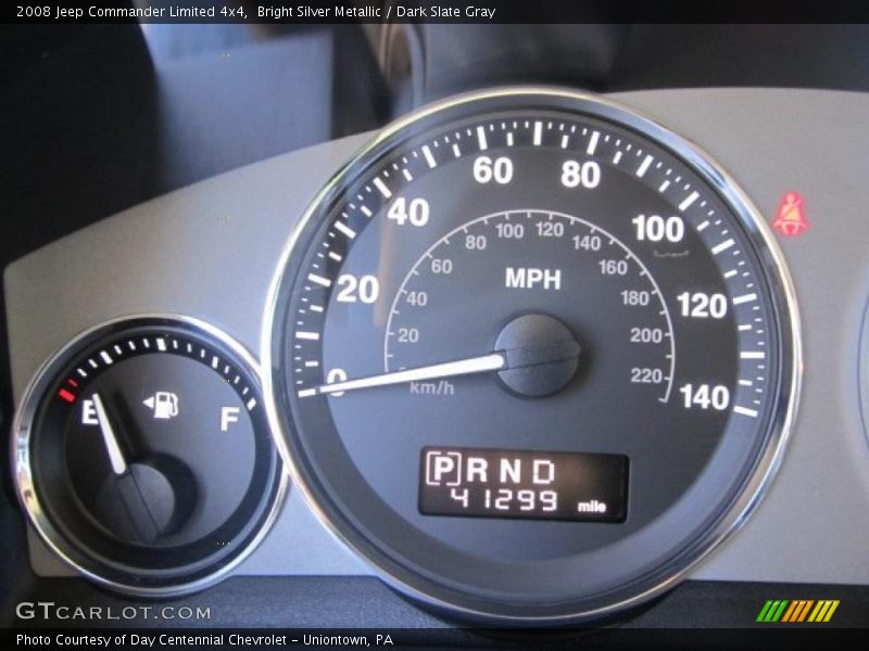 Bright Silver Metallic / Dark Slate Gray 2008 Jeep Commander Limited 4x4