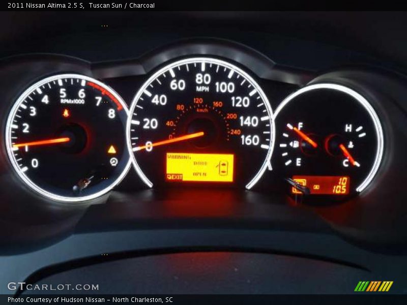 Tuscan Sun / Charcoal 2011 Nissan Altima 2.5 S