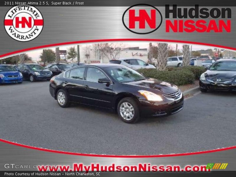 Super Black / Frost 2011 Nissan Altima 2.5 S