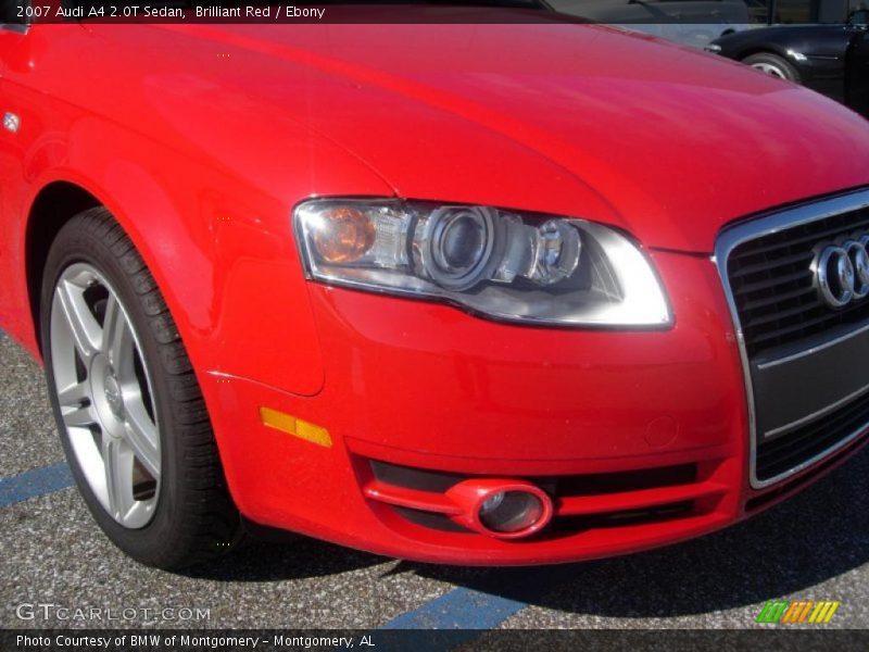 Brilliant Red / Ebony 2007 Audi A4 2.0T Sedan