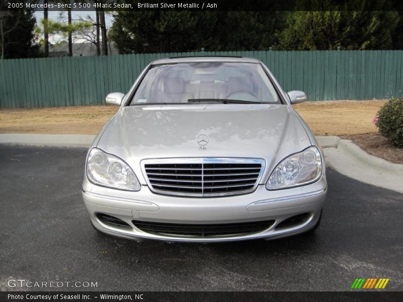 Brilliant Silver Metallic / Ash 2005 Mercedes-Benz S 500 4Matic Sedan