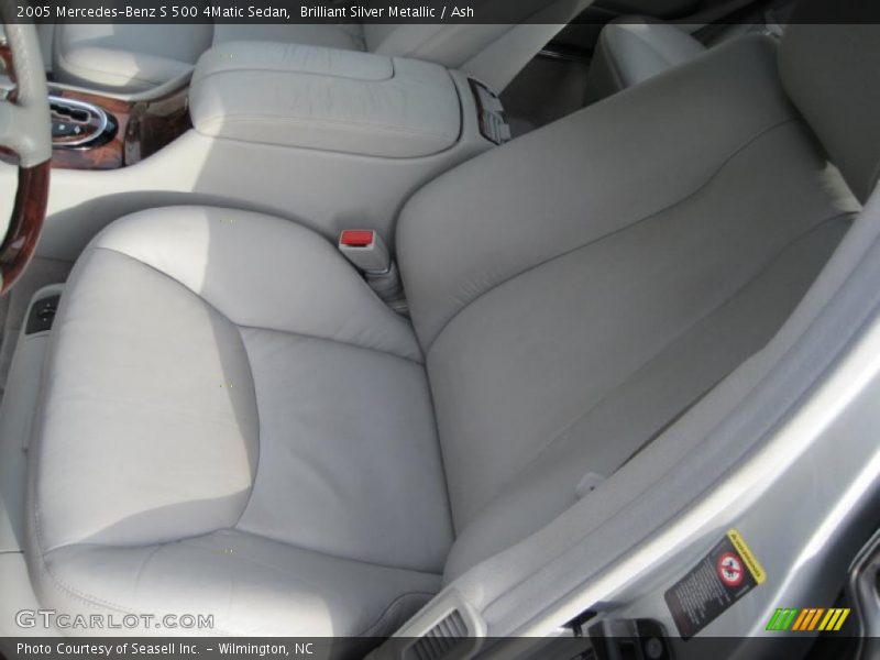Brilliant Silver Metallic / Ash 2005 Mercedes-Benz S 500 4Matic Sedan