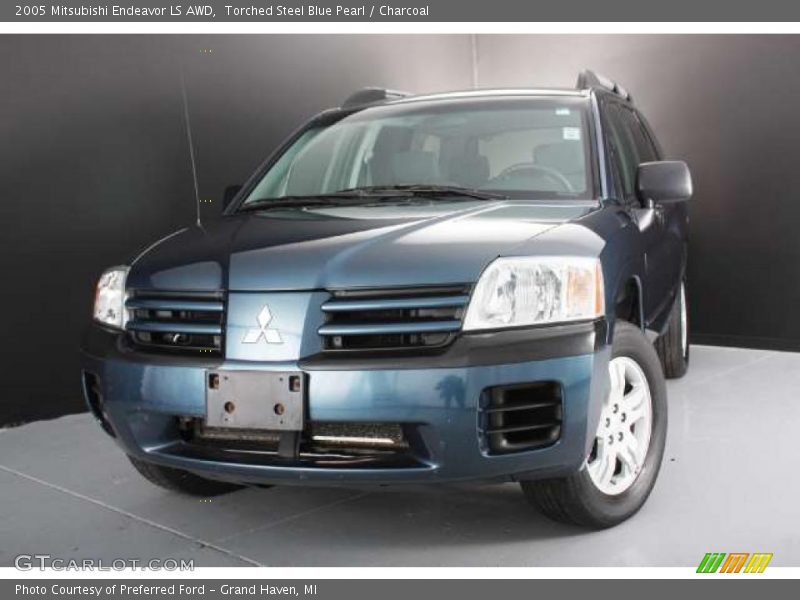 Torched Steel Blue Pearl / Charcoal 2005 Mitsubishi Endeavor LS AWD