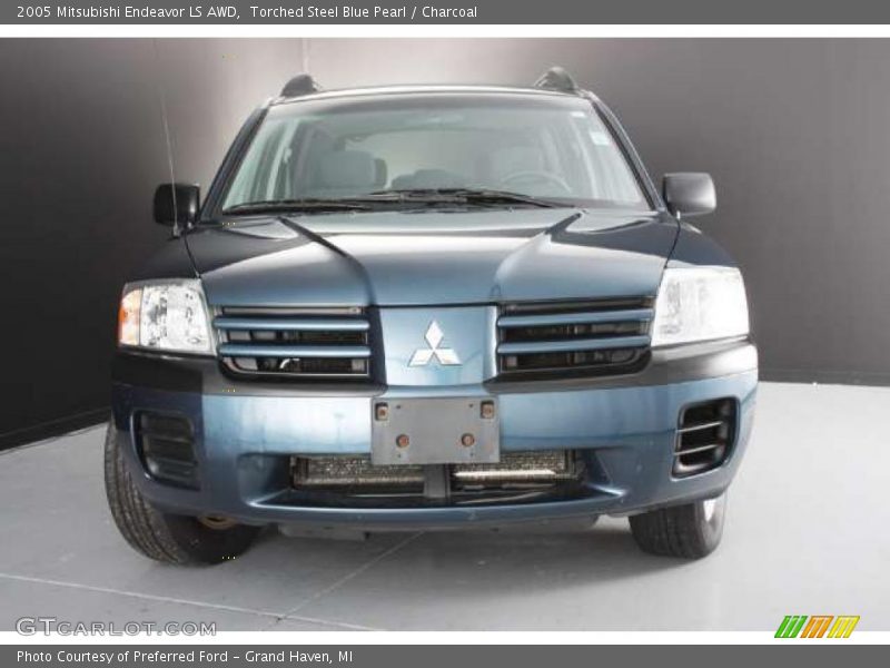Torched Steel Blue Pearl / Charcoal 2005 Mitsubishi Endeavor LS AWD
