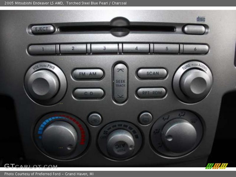 Torched Steel Blue Pearl / Charcoal 2005 Mitsubishi Endeavor LS AWD