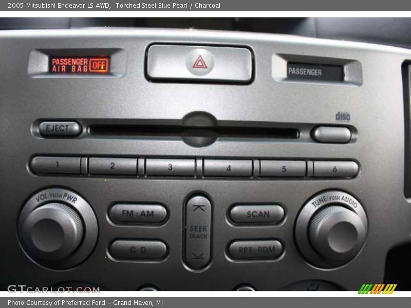 Torched Steel Blue Pearl / Charcoal 2005 Mitsubishi Endeavor LS AWD