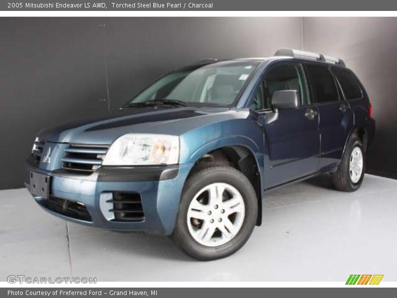 Torched Steel Blue Pearl / Charcoal 2005 Mitsubishi Endeavor LS AWD