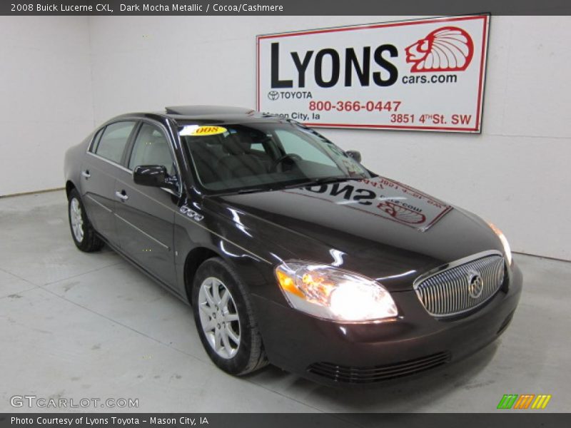 Dark Mocha Metallic / Cocoa/Cashmere 2008 Buick Lucerne CXL