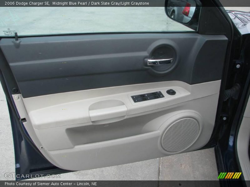Midnight Blue Pearl / Dark Slate Gray/Light Graystone 2006 Dodge Charger SE