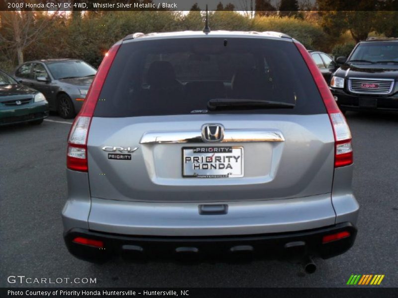 Whistler Silver Metallic / Black 2008 Honda CR-V EX 4WD