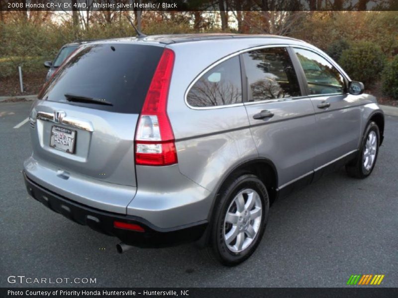 Whistler Silver Metallic / Black 2008 Honda CR-V EX 4WD