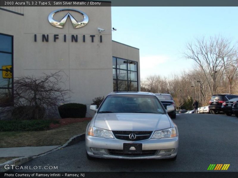 Satin Silver Metallic / Ebony 2003 Acura TL 3.2 Type S