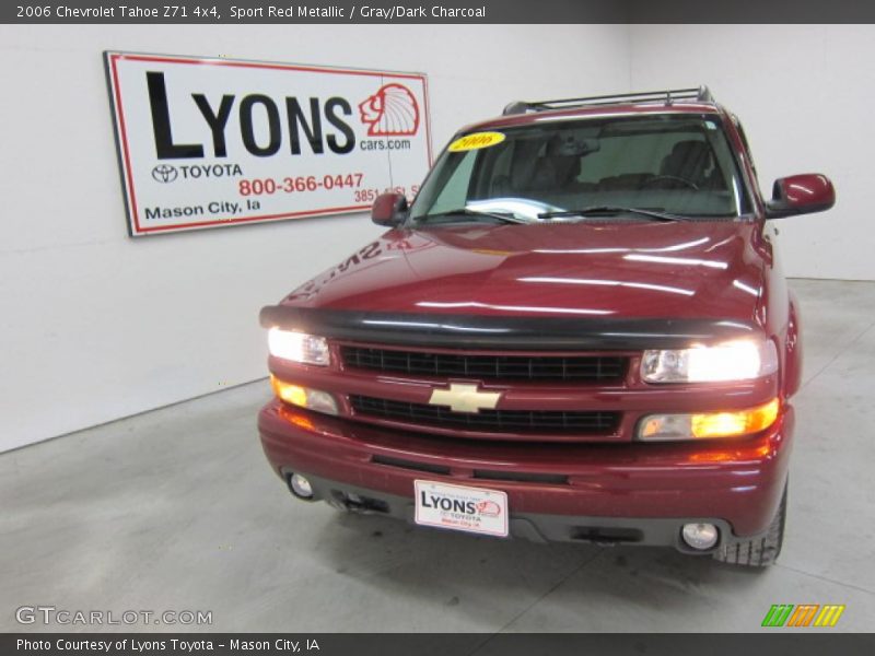 Sport Red Metallic / Gray/Dark Charcoal 2006 Chevrolet Tahoe Z71 4x4