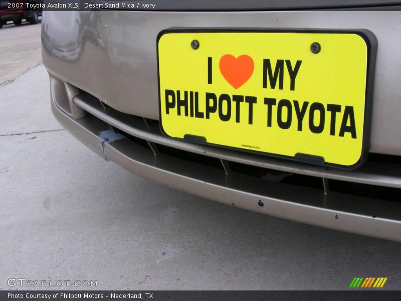 Desert Sand Mica / Ivory 2007 Toyota Avalon XLS