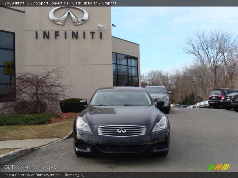 Black Obsidian / Graphite 2009 Infiniti G 37 S Sport Convertible