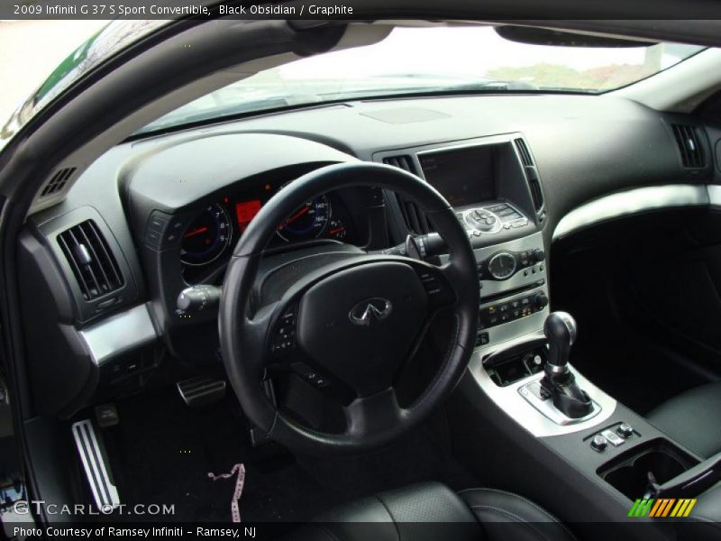 Dashboard of 2009 G 37 S Sport Convertible