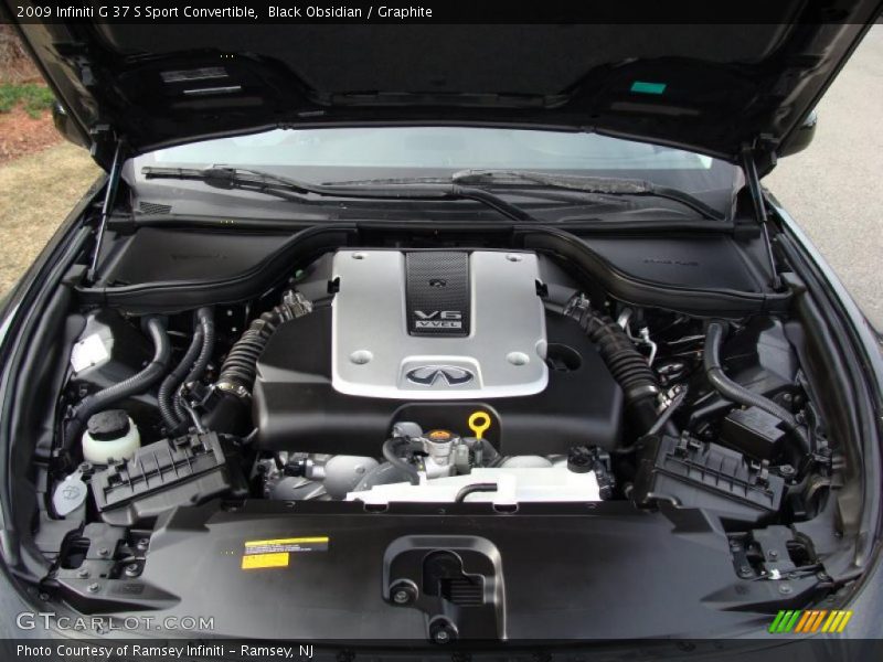  2009 G 37 S Sport Convertible Engine - 3.7 Liter DOHC 24-Valve VVEL V6