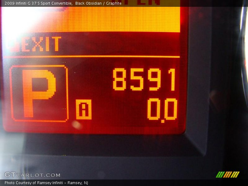 Black Obsidian / Graphite 2009 Infiniti G 37 S Sport Convertible