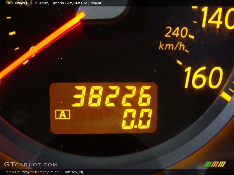 Umbria Gray Metallic / Wheat 2007 Infiniti M 35x Sedan