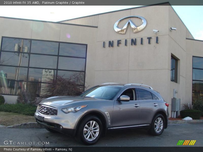 Platinum Graphite / Graphite 2010 Infiniti FX 35 AWD