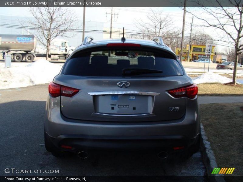 Platinum Graphite / Graphite 2010 Infiniti FX 35 AWD