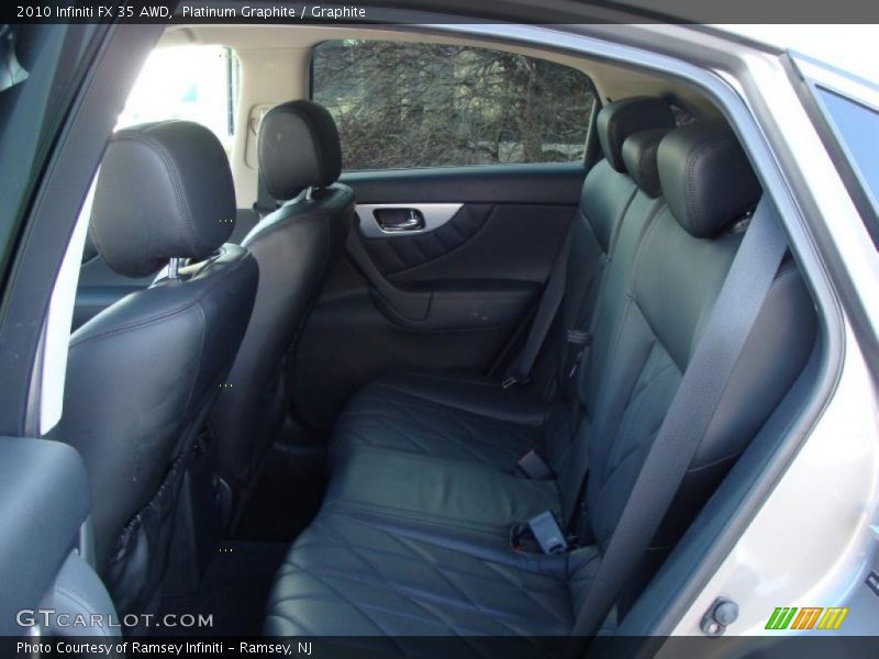  2010 FX 35 AWD Graphite Interior