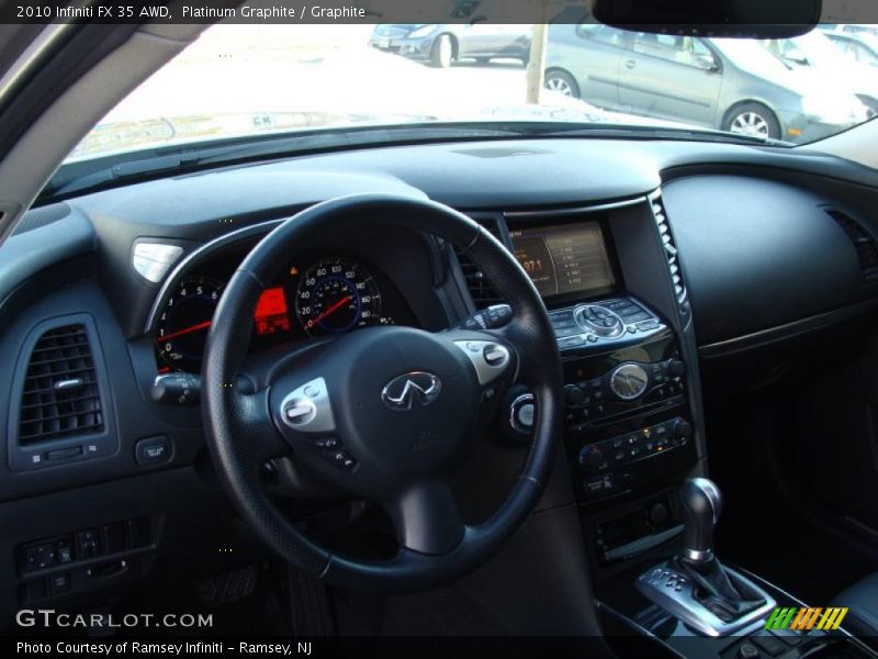 Dashboard of 2010 FX 35 AWD